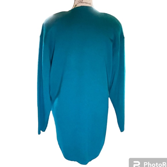 CLASSIQUES Vintage 80’s Pure Wool Pullover Green Sweater Women’s Size XL - Picture 2 of 8